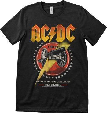 AC/DC Tričko 1985 For those About To Rock Unisex Black 2XL