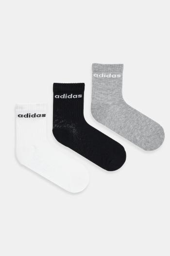 Detské ponožky adidas Performance 3-pak šedá farba, JW0327