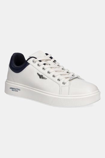 Tenisky Aeronautica Militare SC307CT3591 pánske, biela farba, SC307CT3591