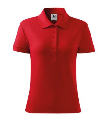 MALFINI Dámska polokošeľa Cotton Heavy - Červená | XL