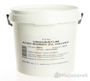 UNGUENTUM ACIDI BORICI 3% GALVEX 900g