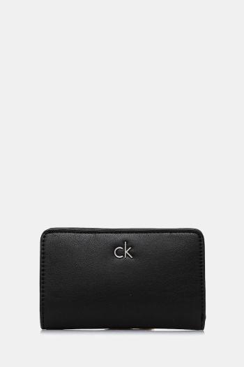 Peňaženka Calvin Klein dámska, čierna farba, LV04F1033G