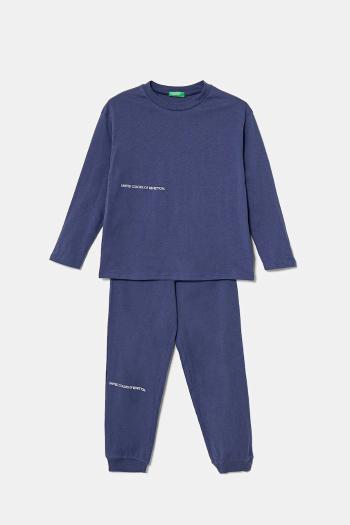Pyžamo United Colors of Benetton tmavomodrá farba, 30960P08D