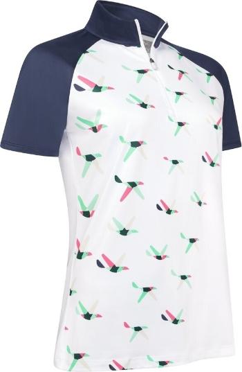 Callaway Birdie Short Sleeve Womens Brilliant White XL Polo košeľa