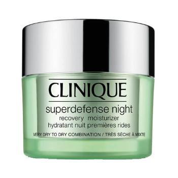 Clinique Nočný hydratačný krém pre suchú až zmiešanú pleť Superdefense (Night Recovery Moisturizer Very Dry To Dry Combination Skin) 50 ml