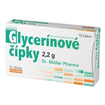 DR.MULLER Dr. Müller Glycerínové čípky 2,2 g sup 12 ks