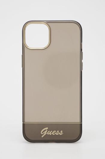 Puzdro na mobil Guess Iphone 14 Plus 6,7" čierna farba