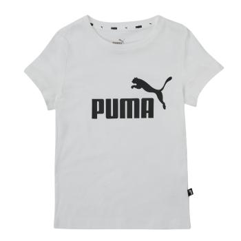 Puma  ESS TEE  Tričká s krátkym rukávom Biela