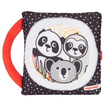 CANPOL BABIES Knižka senzorická zmyslová Panda BabiesBoo