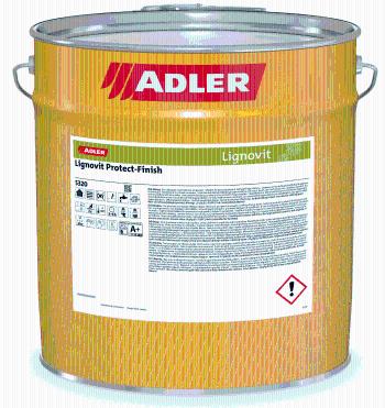 ADLER LIGNOVIT PROTECT FINISH - Tenkovrstvá lazúra na báze vody PROTECT - Tanne 4 L