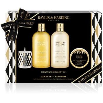 BAYLIS & HARDING Súprava so sviečkou a starostlivosťou o telo 4 ks – Mandarínka & grep (017854109728)