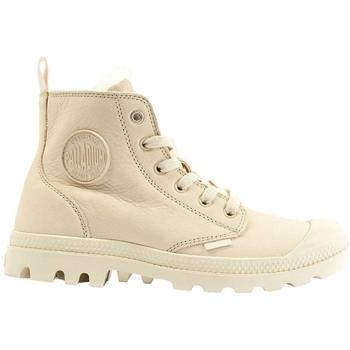 Palladium  PAMPA HI ZIP WL  Čižmičky Béžová