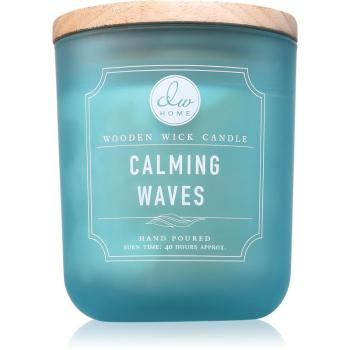 DW Home Signature Calming Waves vonná sviečka s dreveným knotom 326 g