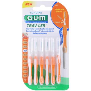 G.U.M Trav-Ler Interdental mezizubní kartáčky 0,9 mm 6 ks