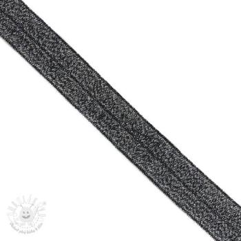 Lemovacia guma glitter 20 mm black