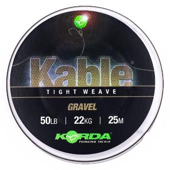 Korda olovená šnúra kable tight weave 7 m - gravel