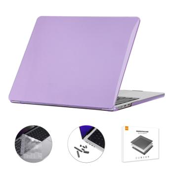 ENKAY CRYSTAL SET Ochranná sada pre MacBook Air 15" M2 / M3 (A2941 / A3114) fialový