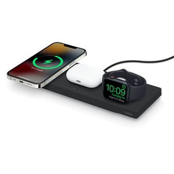 Belkin BOOST CHARGE PRO MagSafe 3v1 Bezdrôtové nabíjanie na iPhone/Apple Watch/AirPods, čierna (WIZ009vfBK)