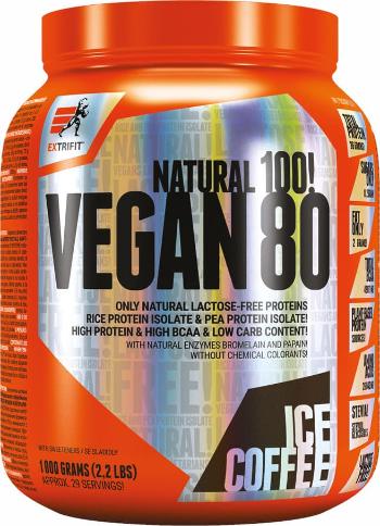 EXTRIFIT Vegan 80, Ľadová káva 1000 g