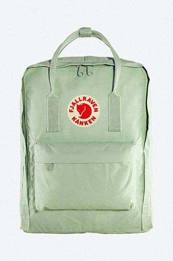 Ruksak Fjallraven Kanken F23510.600-600, zelená farba, veľký, s nášivkou