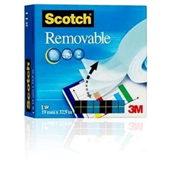 Scotch 19 mm x 33 m, popisovateľná, odstrániteľná (7000029163)