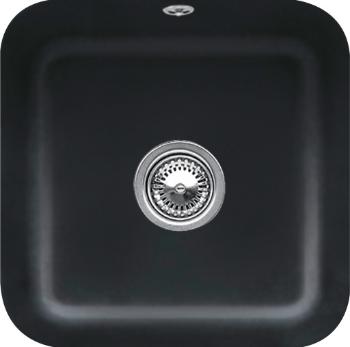 VILLEROY & BOCH VILLEROY & BOCH - Keramický drez Villeroy &amp; Boch podstavný Cisterna 50, 670301R7, Pure Black 670301R7