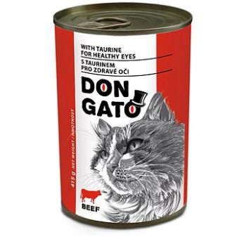 Don Gato Konzerva pre mačky s hovädzím 415 g (8595237011810)