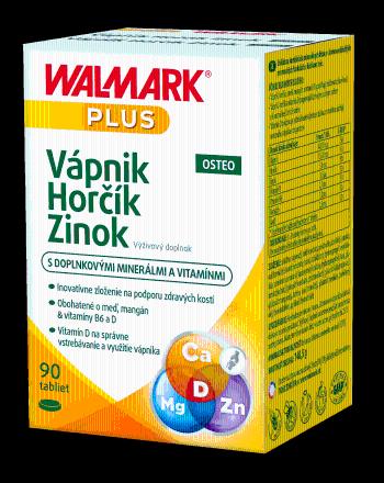 WALMARK Vápnik Horčík Zinok OSTEO 90 tableit 90 tabliet