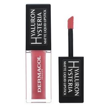 Dermacol Hyaluron Hysteria Matte Liquid Lipstick tekutý rúž so zmatňujúcim účinkom No.04 4,5 ml