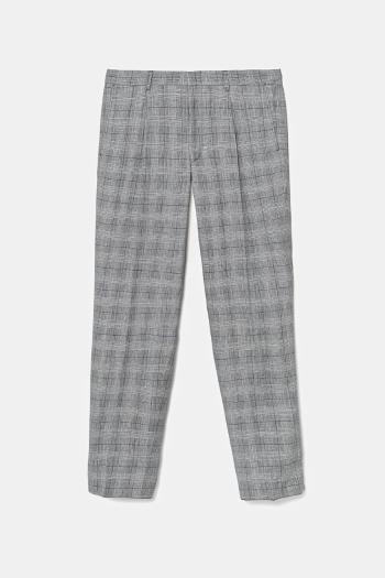 Ľanové nohavice Michael Kors strih chinos, MK0SP01077