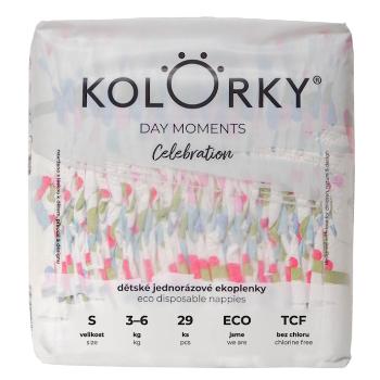 KOLORKY DAY Moments jednorazové EKO plienky S (3-6 kg) 29 kusov