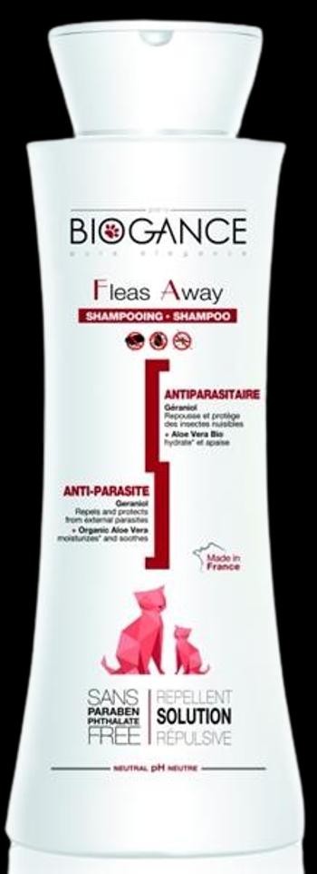 BIOGANCE Fleas away cat antiparazitný šampon 250 ml