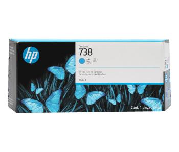 HP 738 676M6A azúrová (cyan) originálna cartridge