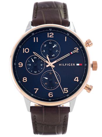 PÁNSKE HODINKY TOMMY HILFIGER LEONARD 1791987 (zf089b) + KRABIČKA