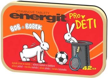 ENERGIT Kidz s príchuťou marhuľa, jahoda, čučoriedka 42 tabliet