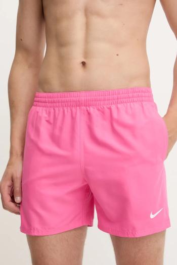Plavkové šortky Nike ružová farba, NESSF560