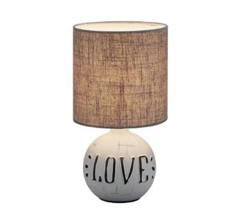 Stolová lampa Reality Esna sivá R50661025