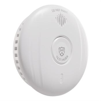 SHD by oneConcept, detector de fum DOF Pro10, plastic, semnal de avertizare: 85 dB, durata de viață a bateriei 10 ani