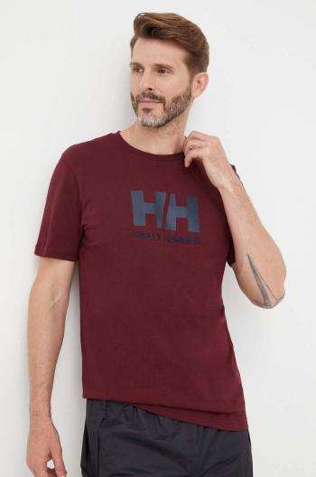 Tričko Helly Hansen HH LOGO T-SHIRT pánske, biela farba, s nášivkou, 33979