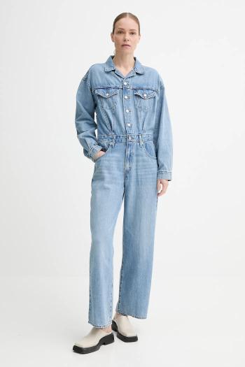 Rifľový overal Levi's BAGGY JUMPSUIT H125 bavlnené, s golierom, 001WA
