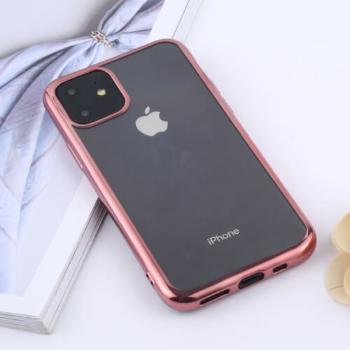 METALLIC Silikónový kryt Apple iPhone 11 Pro Max ružový