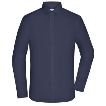 James & Nicholson (Daiber) Pánska košeľa s dlhým rukávom JN1372 - Tmavomodrá | XL