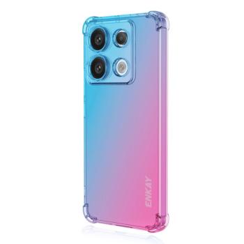 ENKAY GRADIENT Ochranný kryt pre Xiaomi Redmi Note 14S BLUE PINK