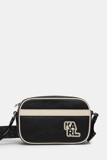 Malá taška Karl Lagerfeld čierna farba, ASM30011