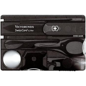 VICTORINOX Swiss Card Lite Translucent čierny (7611160014894)