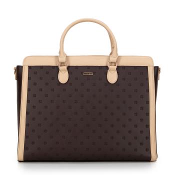 Damski kuferek z etui na laptopa 15,6'' brązowy 99-4Y-230-4