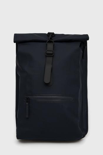 Ruksak Rains Rolltop Rucksack 13160.47-Navy, tmavomodrá farba, veľký, jednofarebné