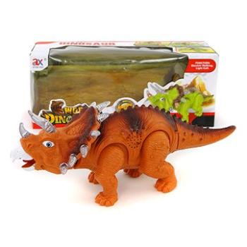 Dinosaurus na batérie, svetlo, zvuk, 37 × 13 × 13 cm (5901271501799)