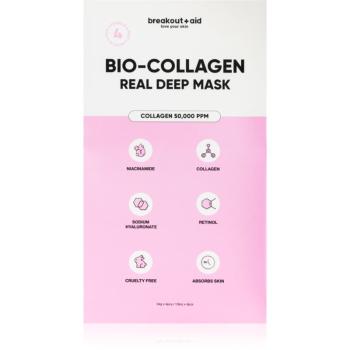 My White Secret Breakout+aid Bio-collagen real deep mask nočná maska s kolagénom 4 ks