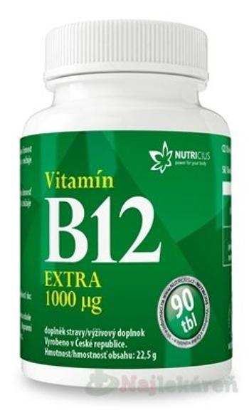 NUTRICIUS Vitamín B12 EXTRA 1000 μg 90 tabliet